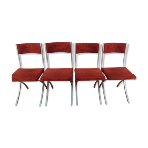 Suite de quatre chaises