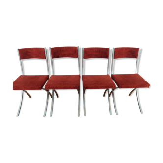 Suite of four chairs from the 80s