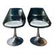 Paire de chaises pieds tulipe