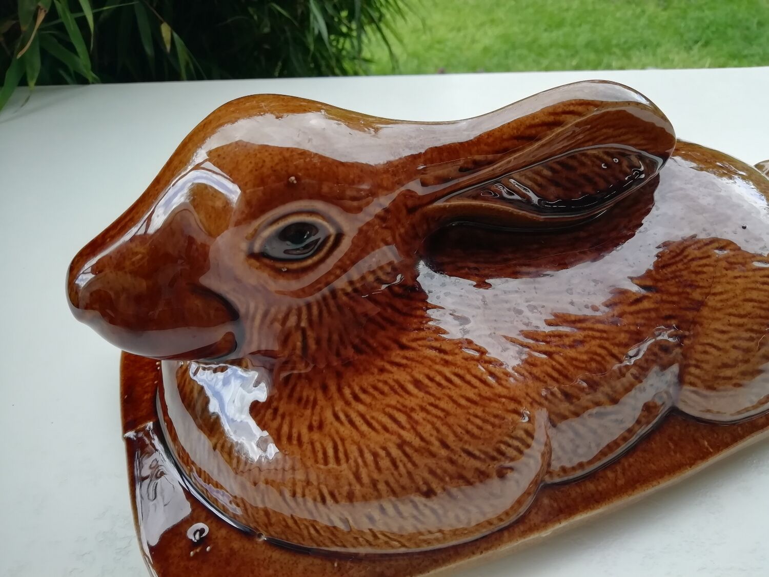 Rabbit barbotine terrine