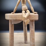 Heart tripod stool