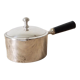 Pot à sauce en argent avec manche