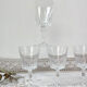 Set de 6 verres à vin blanc cristal D'Arques modèle "VERSAILLES"