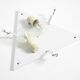 Post Modern Murano glass triangle ceiling lamp by Sylcom, Italy, 1985