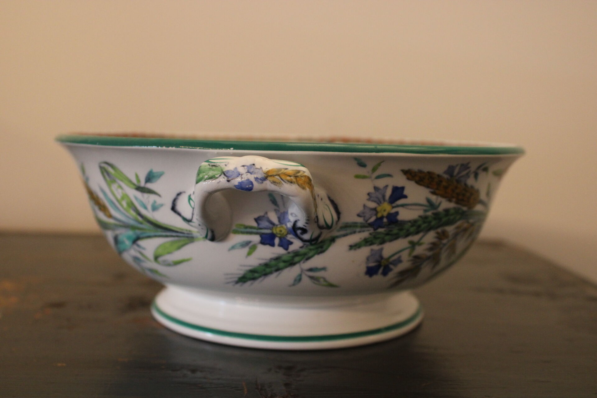 English earthenware strawberry drainer