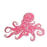 Colour paper work of the octopus