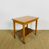 Scandinavian folding teak games table