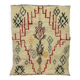Handcrafted Moroccan Berber carpet 195 x 155 CM