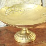 Old brass compote bowl