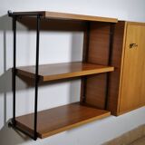 Mid-Century design wall shelf by Ernst Dieter Hilker for Omnia,1960s