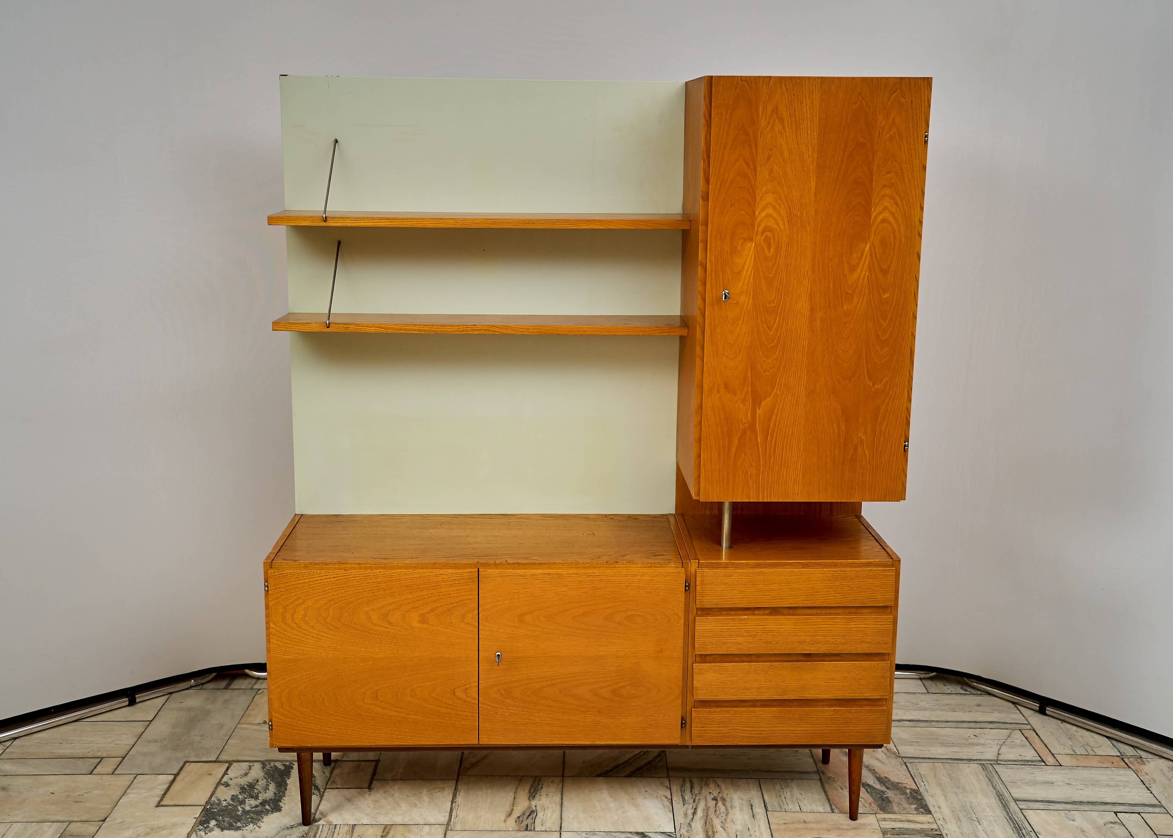 Mid-Century Display Cabinet 1960s Czechoslovakia