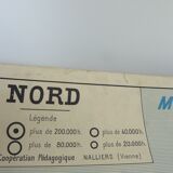 Map of geography - North and is