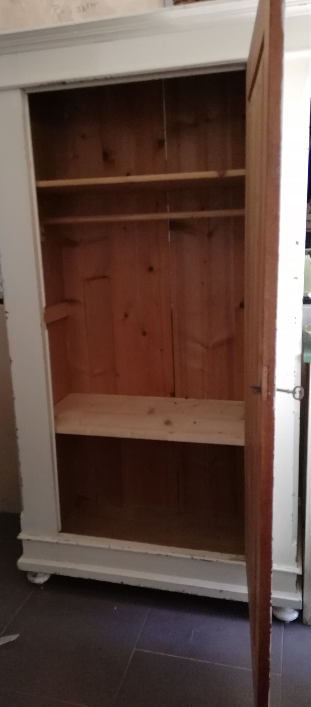 Armoire wardrobe closet shabby old