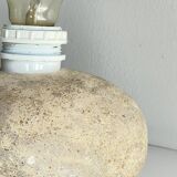 Lampe galet pierre naturelle vintage