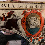 Vintage mirror world map
