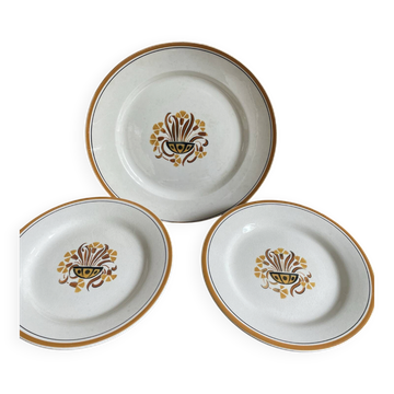 Art Deco service set Creil and Monterau