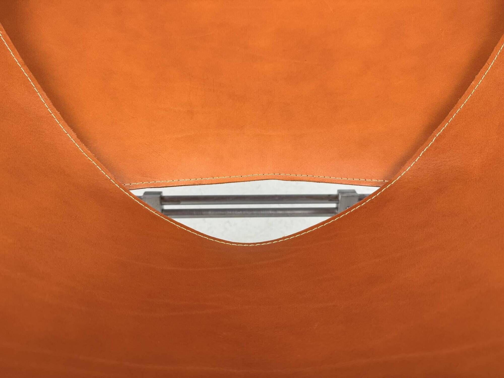Pierre Paulin AP-14 cognac leather armchair for A. Polak, 1955