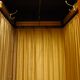 Walnut compactum wardrobe with mirror