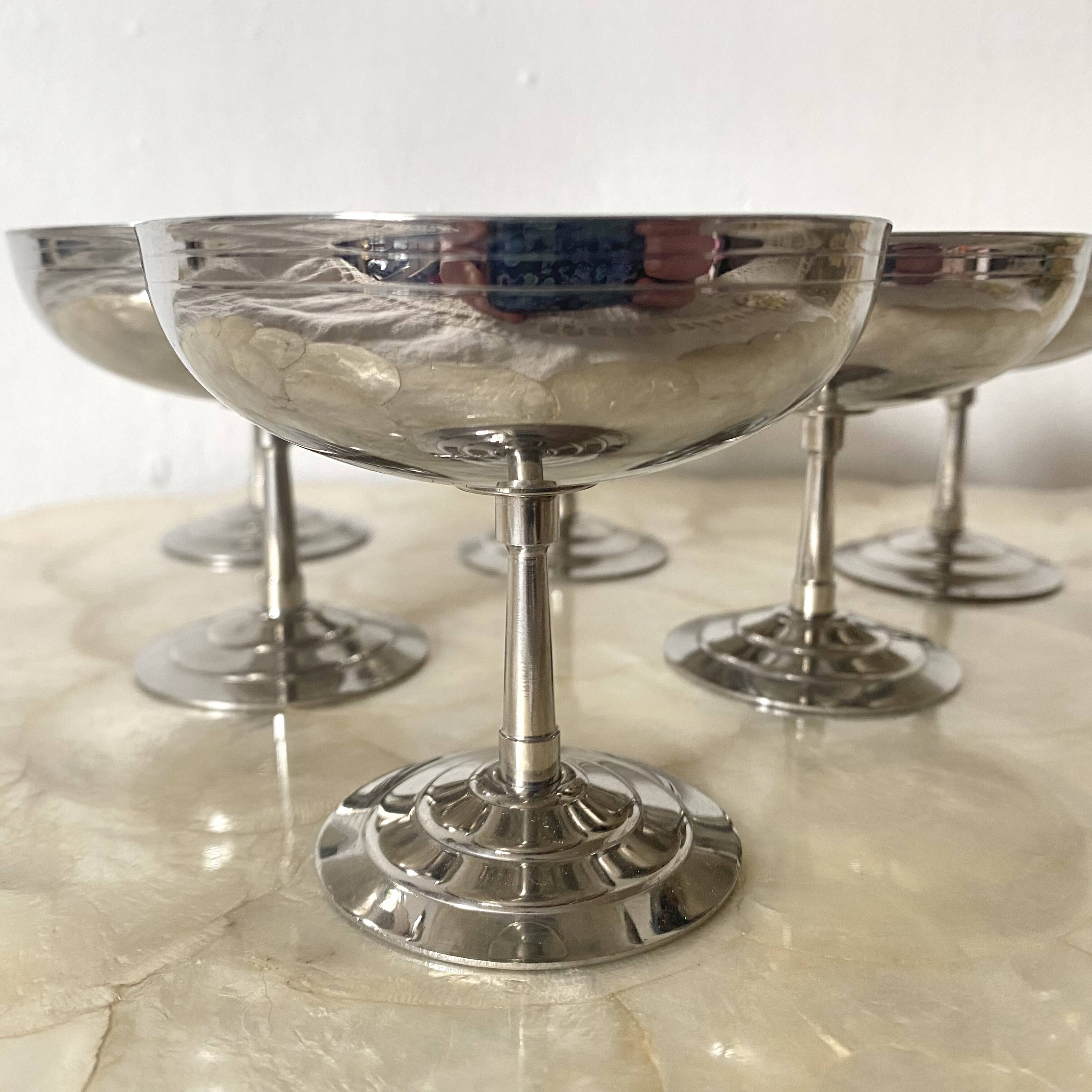 Letang Rémy vintage stainless steel cups