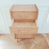 Renovated vintage chest of drawers, Scandinavian style, 1950s-60s.