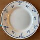 6 antique flat plates in Sarreguemines earthenware