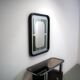 Italian hall cabinet and mirror. Circa 1960