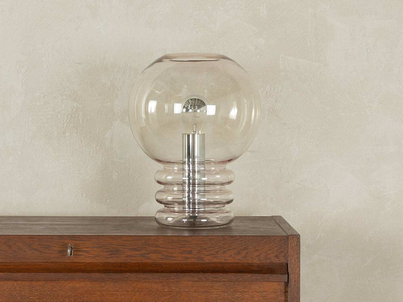 Bulb table lamp, Glashütte Limburg