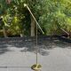 Lampe de sol en laiton vintage réglable avec variateur