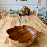 Plat en bois artisanal