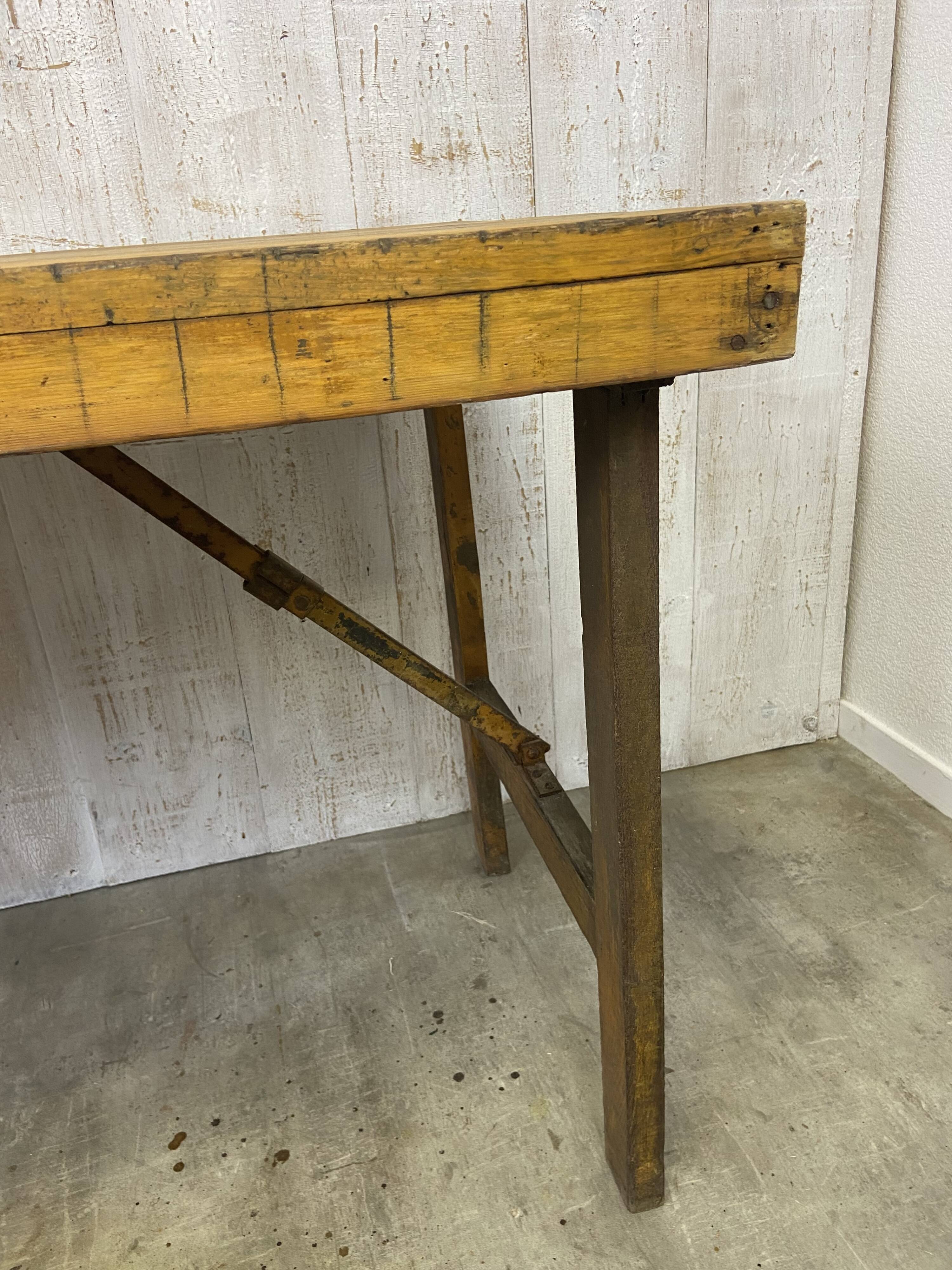 Vintage workshop table