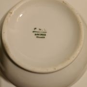 Limoges Porcelain Milk Jug P.N.L. decoration Floral frieze