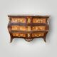 Louis XV period 18th century floral marquetry commode