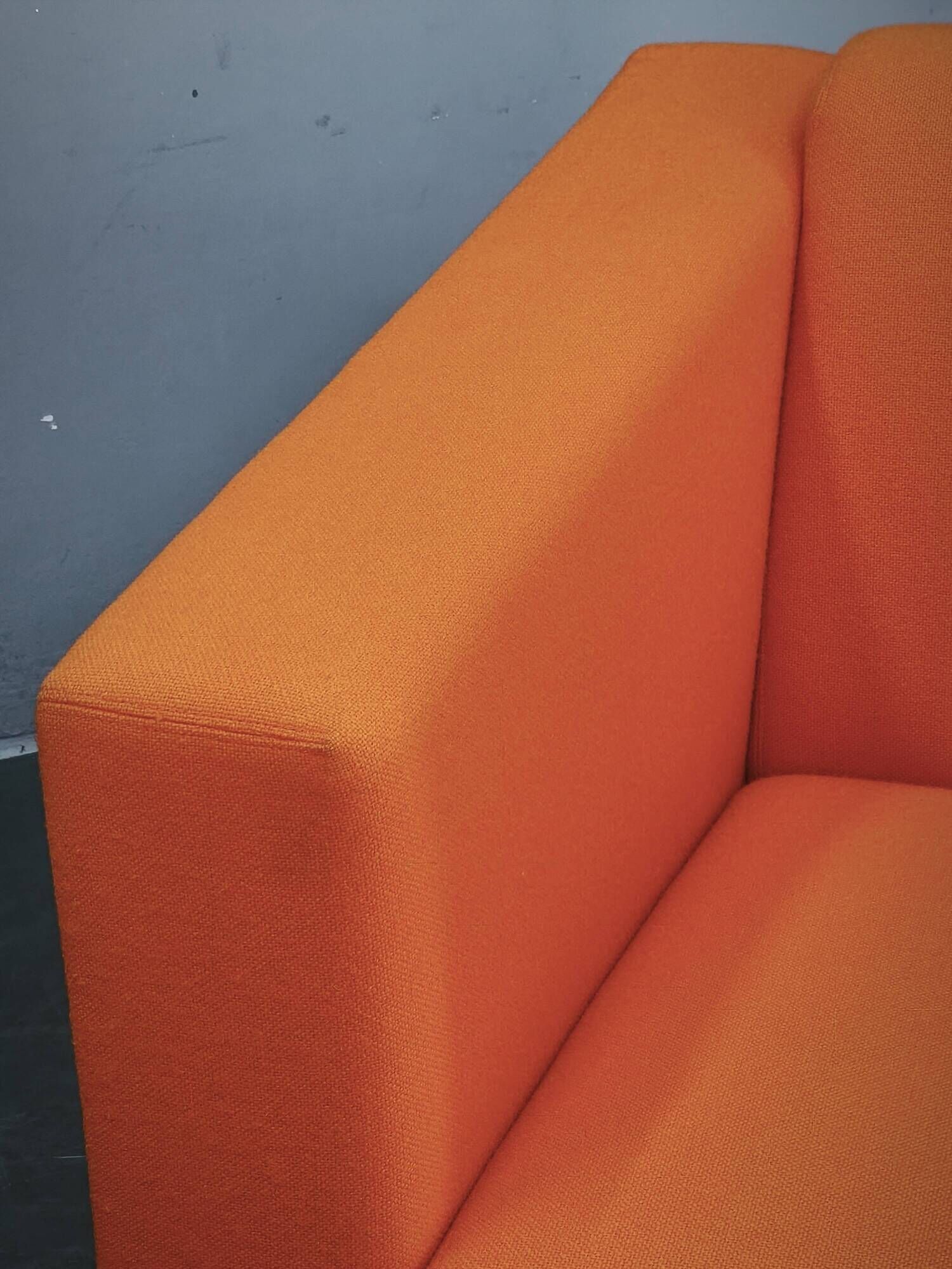 Enrico Franzolini Steel 2000 Orange Armchair for Moroso, Italy