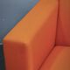 Enrico Franzolini Steel 2000 Orange Armchair for Moroso, Italy