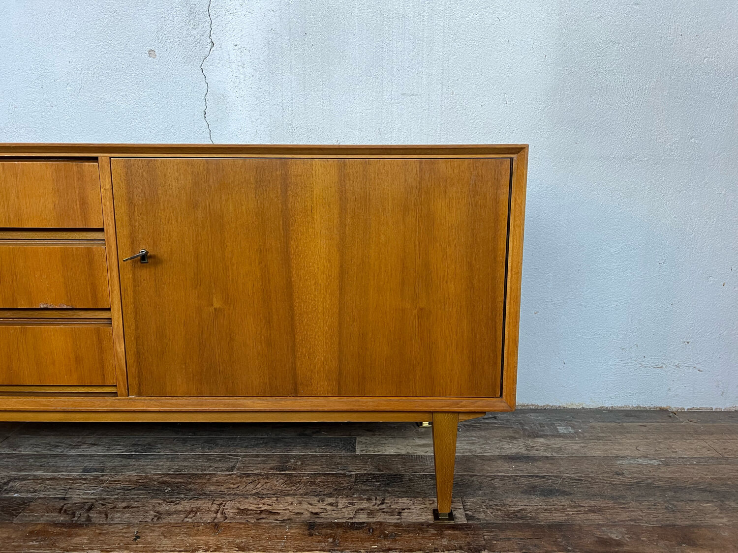 Sideboard vintage tv furniture 1950 Scandinavian