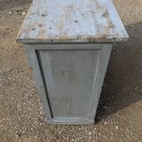 Blue patinated Parisian buffet