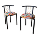Metal tubular chairs Memphis 1980s