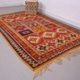 Vintage Moroccan Taznakht Rug 166 x 252 cm - Berber Wool Rug - Handmade Rug