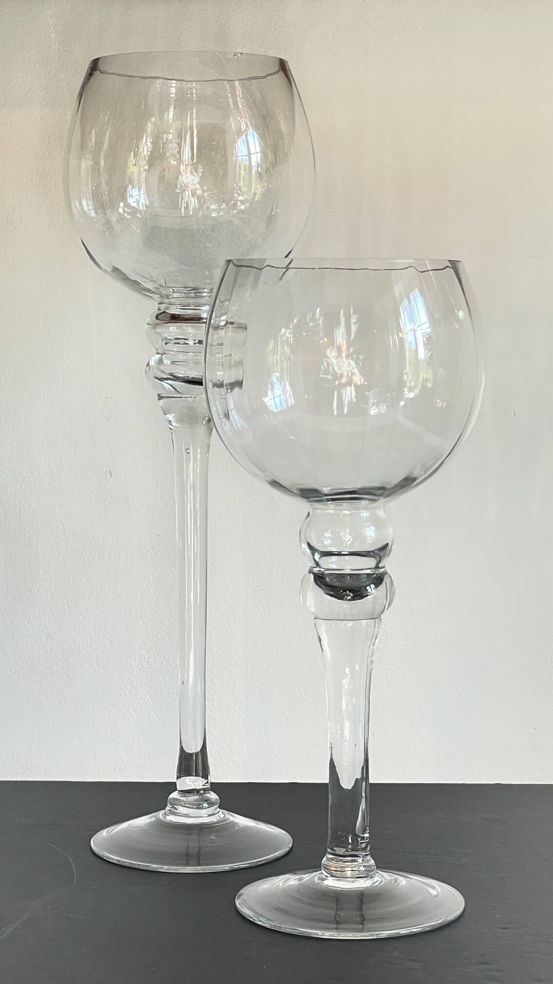 Bougeoirs xl crystal vintage candle holders