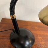 Gold metal desk lamp