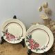 Two Digoin Sarreguemines dessert plates