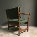 Fireplace lounge chairs by fredrik kayser and adolf relling for dokka møbler