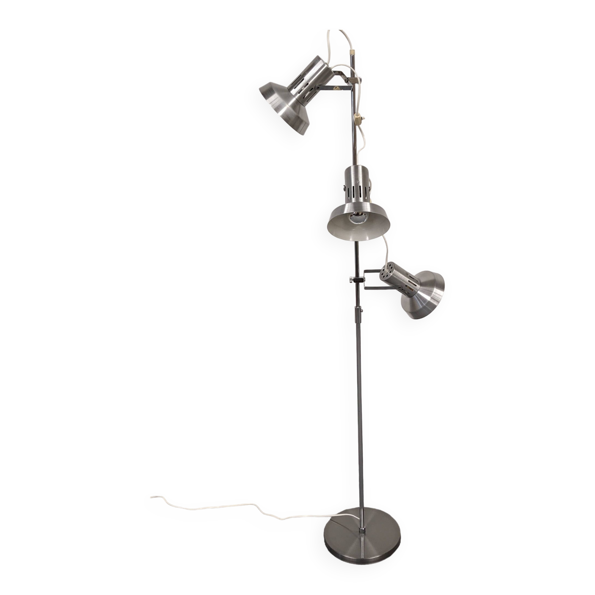 Floor lamp with 3 spots from the 60s/70s