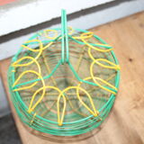 Yellow and green salad basket