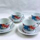 Set of 4 Haviland teacups, Ramatuelle model