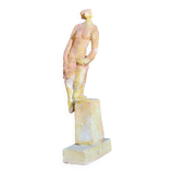 Terracotta sculpture signed Michel Wohlfahrt, circa 1980