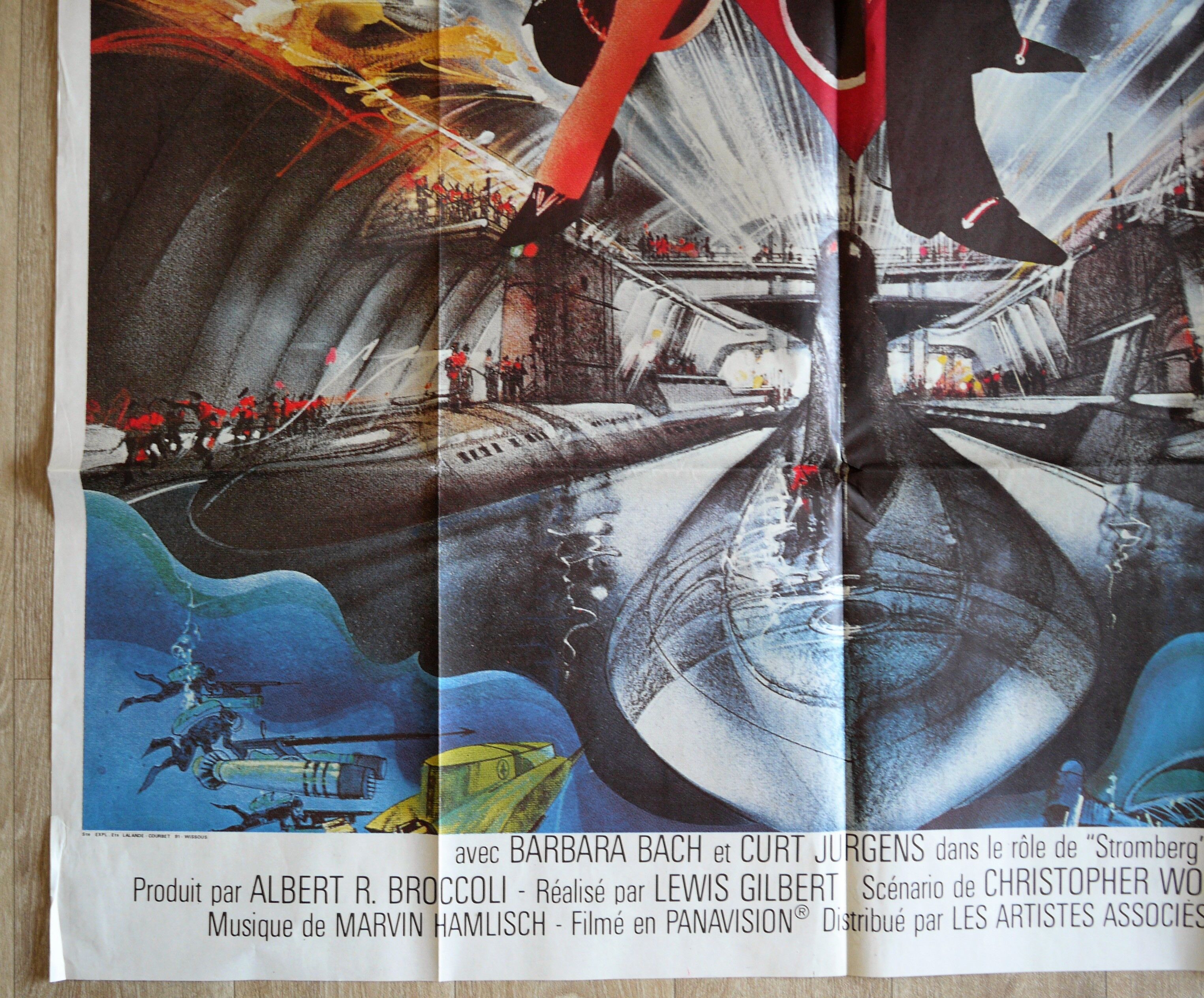 Original movie poster "The spy who loved me" James Bond 007