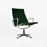 Green EA124 armchair by Charles and Ray Eames for Herman Miller, 1970s
