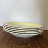 Yellow/golden soup plates