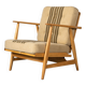 Mid Century Danish Armchair made of beech, circa 1960, Denmark